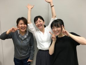 さかな公団の3人（左から、内田ゆみ、鵜飼秋子、内山ナオミ）